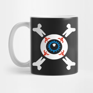 Eye-ball & Cross-bones by Brian Benson Mug